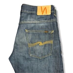 Nudie Jeans Men's Blue Denim